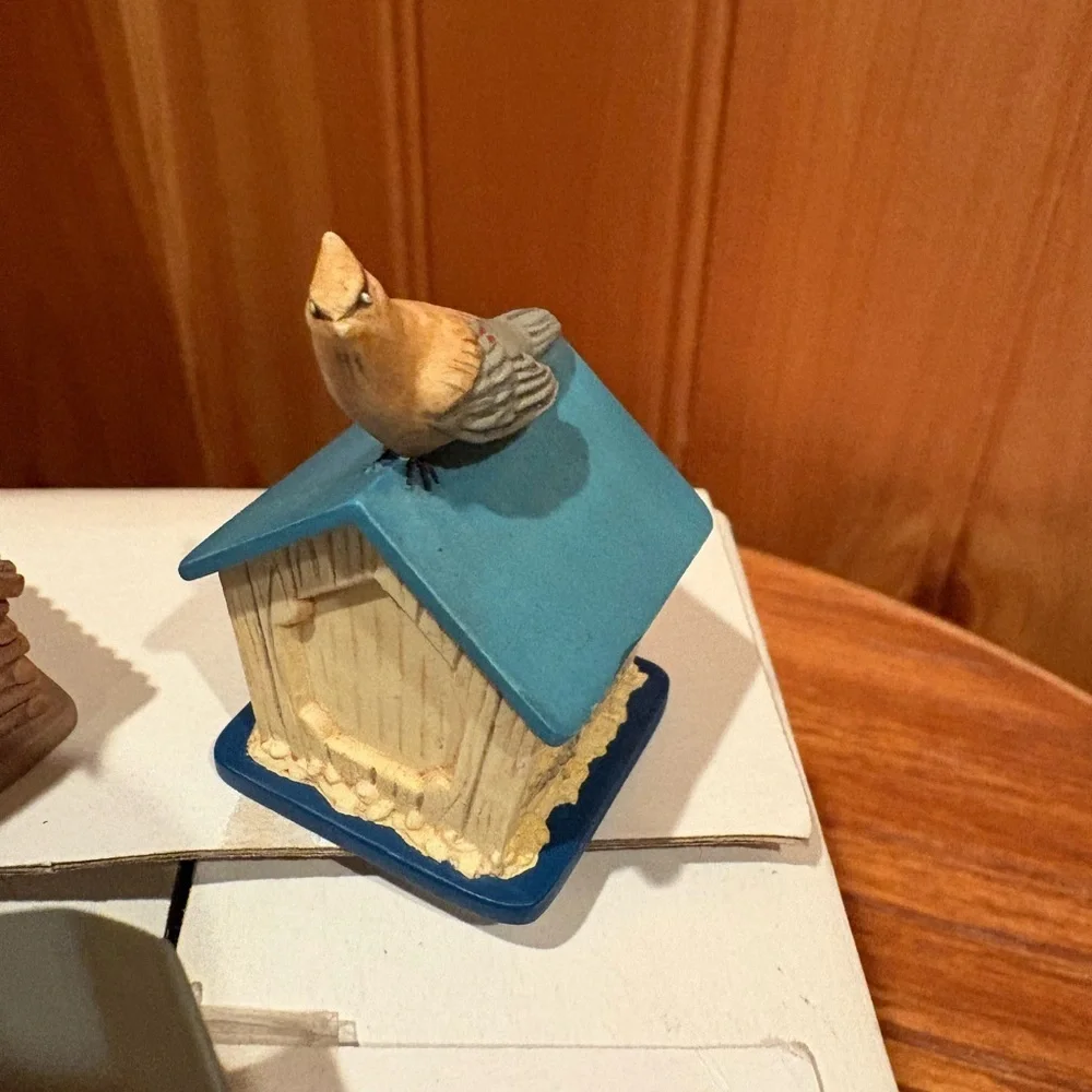 Lenox miniature birdhouse thimbles 